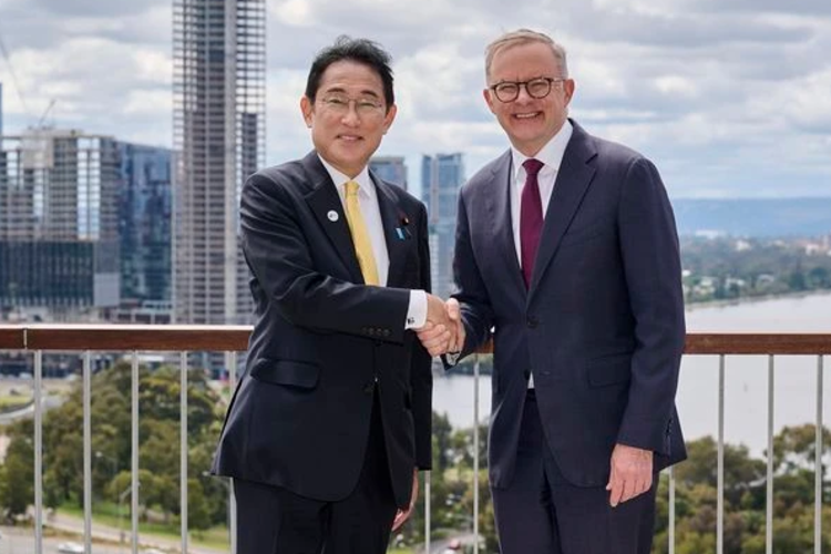 ญี่ปุ่น-ออสเตรเลียยกระดับสนธิสัญญาความมั่นคงต้านภัยจีน